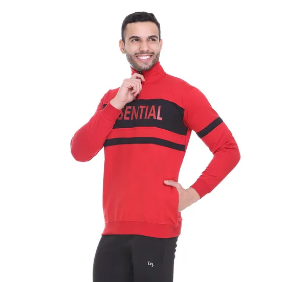 Leebonee_Men's_Essential_Cotton_Fleece_Half_Zipper_Winter_Sweatshirt