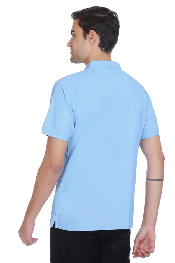 Light_Sky_Blue_Polyester_Blend_Marsh_Polo_Collared_Solid_T-Shirt_For_Men