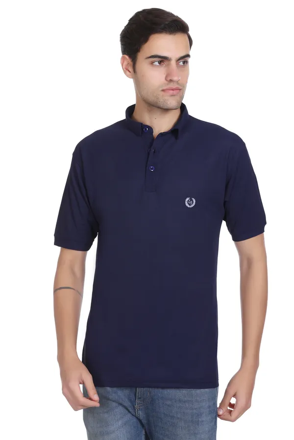 Navy_Polyester_Blend_Marsh_Polo_Collared_Solid_T-Shirt_For_Men