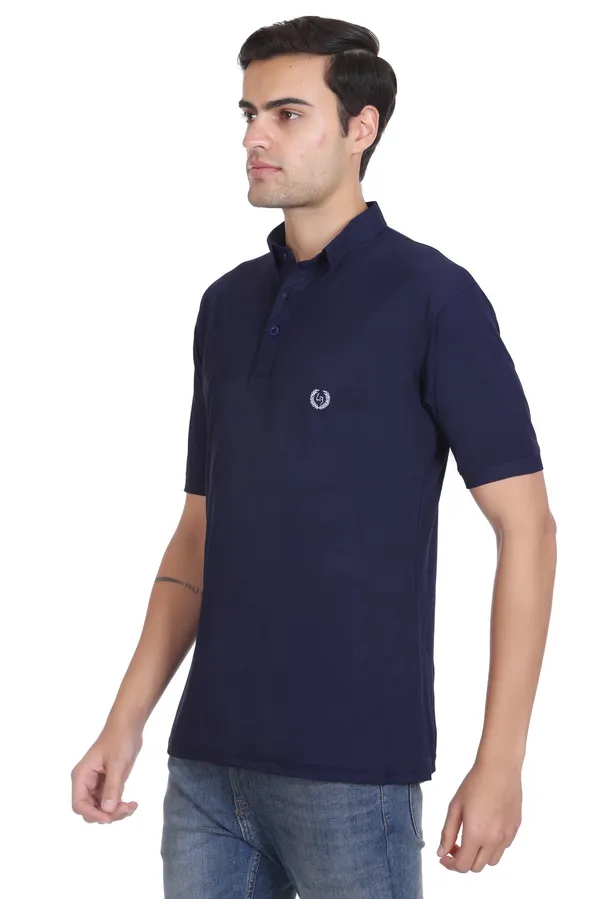 Navy_Polyester_Blend_Marsh_Polo_Collared_Solid_T-Shirt_For_Men
