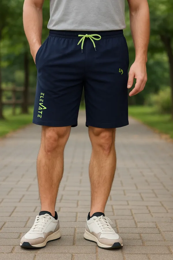 Solid_Navy_Blue_Elevate_NS_Lycra_Dri_Fit_Shorts_For_Men