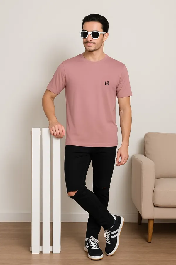 Leebonee_Men's_Solid_Tuscany_Dri_Fit_Tshirt_with_4_Way_Lycra