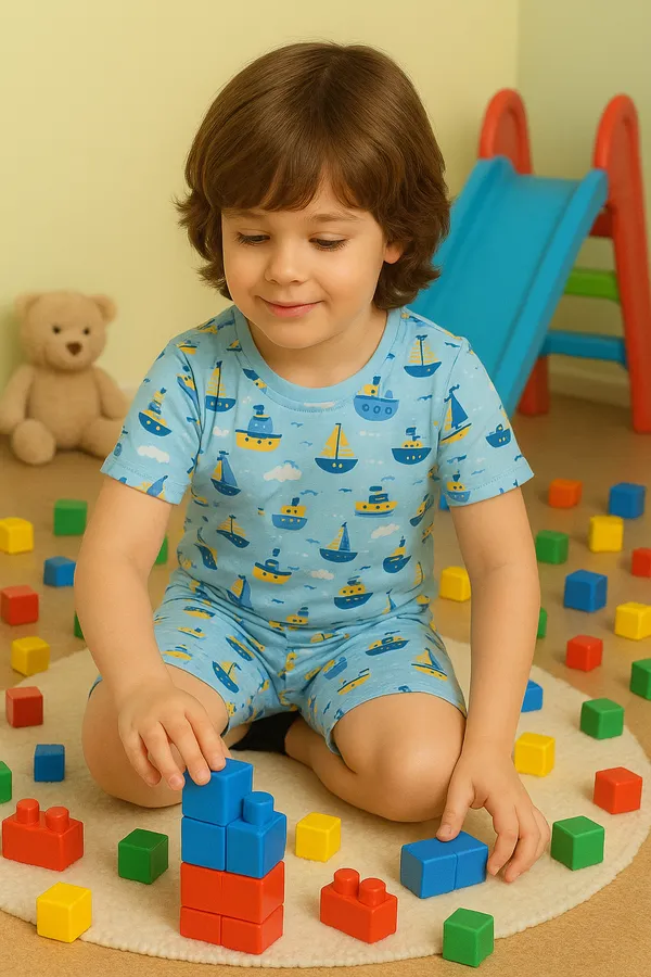 Blue_Kids_Printed_Co-ord_Set_|_Trendy_T-Shirt_&_Shorts_for_Summer_Comfort