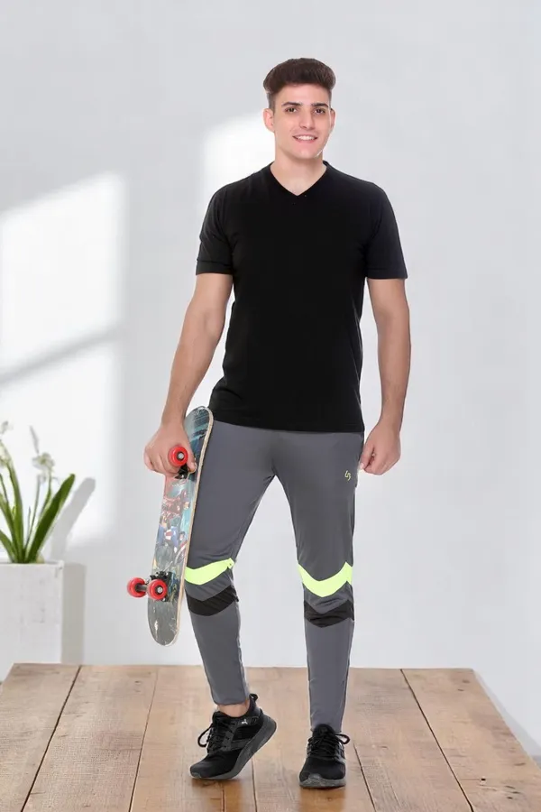 Charcoal_Grey_Polyester_Blend_Low_Stripe_Dri_Fit_Track_Pant_For_Men