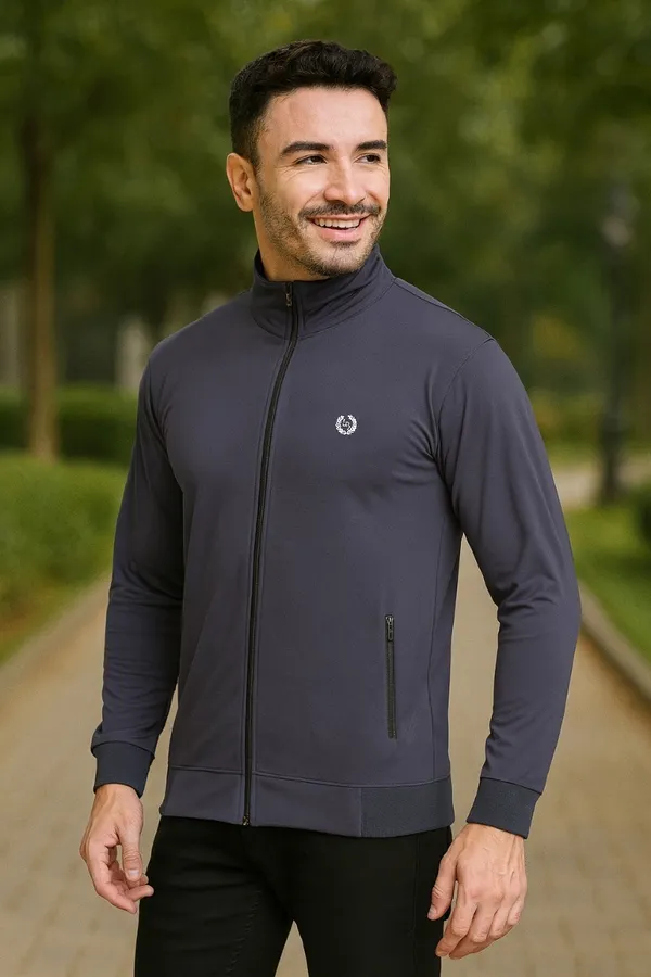 Dark_Grey_Polyester_Solid_Plus_Size_Dri_Fit_Jacket_With_Zip_Pockets_For_Men
