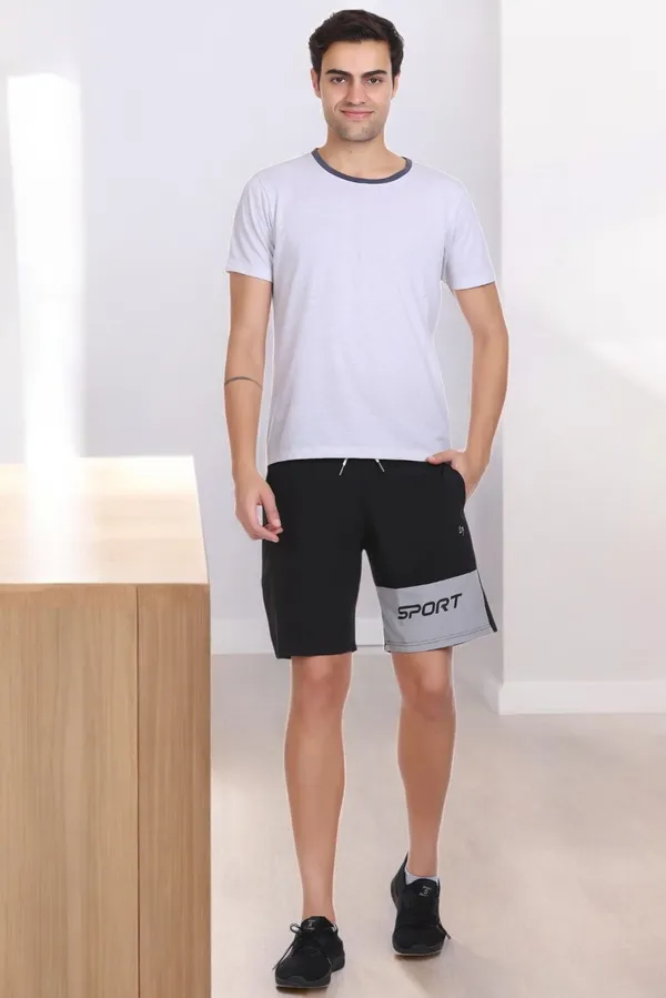 Polyester_Blend_Shorts_Dri-Fit_Sports_For_Men_(Black)