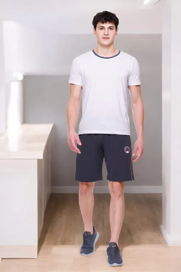Dark_Grey_Polyester_Blend_Side_Stripe_Solid_Blue_Dri_Fit_Shorts_For_Men
