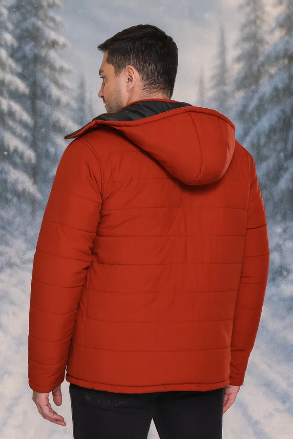 Rust_Polyester_Blend_Solid_Quilted_Plus_Size_Puffer_Jacket_with_Detachable_Hood_For_Men