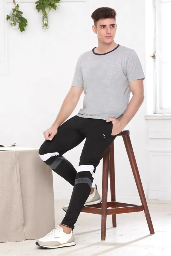 Black_Polyester_Blend_Low_Stripe_Dri_Fit_Track_Pant_For_Men