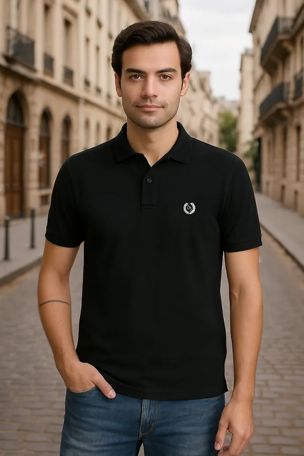 Black_Polyester_Blend_Marsh_Polo_Collared_Solid_T-Shirt_For_Men