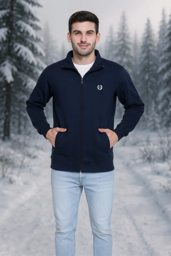 Mens_Solid_Navy_Blue_Cotton_Fleece_Zipper_Sweatshirt