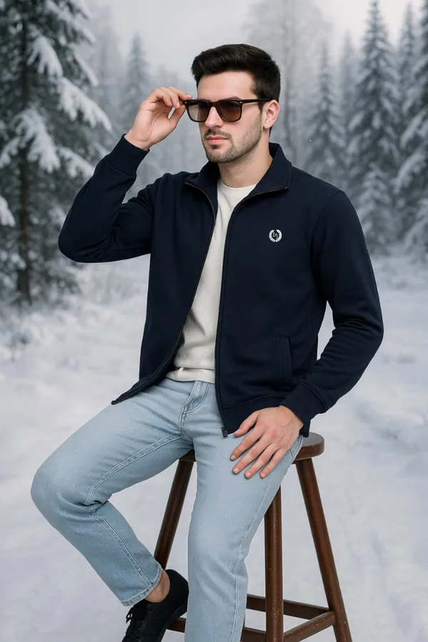 Mens_Solid_Navy_Blue_Cotton_Fleece_Zipper_Sweatshirt