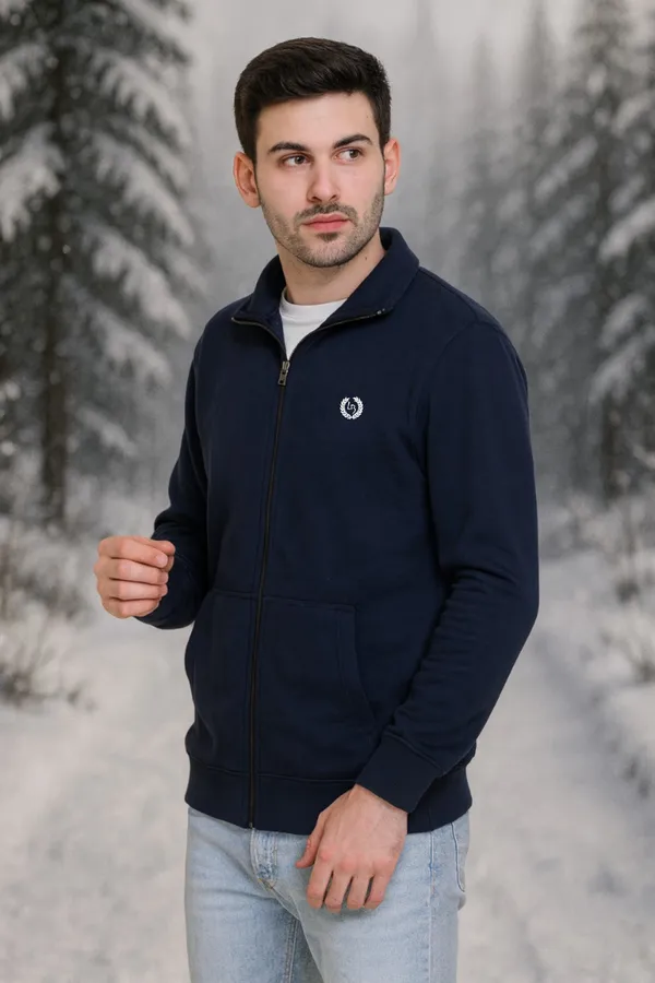 Mens_Solid_Navy_Blue_Cotton_Fleece_Zipper_Sweatshirt