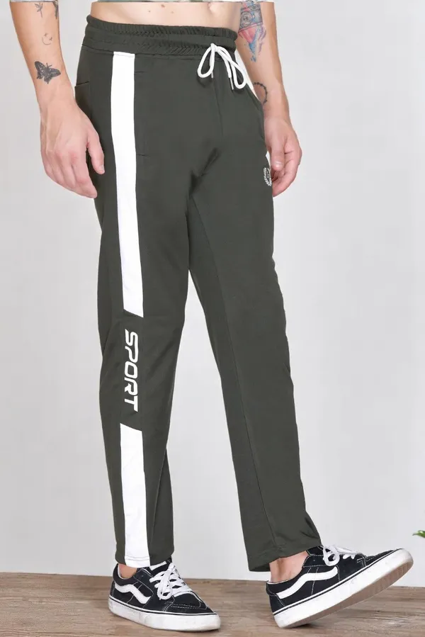 Dri-Fit_Track_Pant_Side_Stripe_For_Men_(Olive)