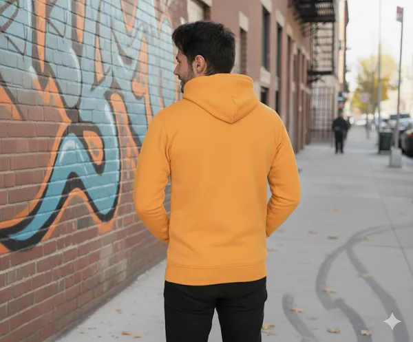 Leebonee_Mens_Solid_Mustard_Cotton_Fleece_Hooded_Sweatshirt