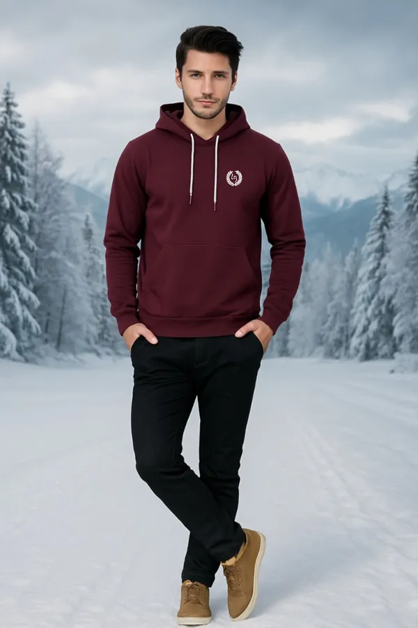 Leebonee_Mens_Solid_Wine_Cotton_Fleece_Signature_Sweatshirt