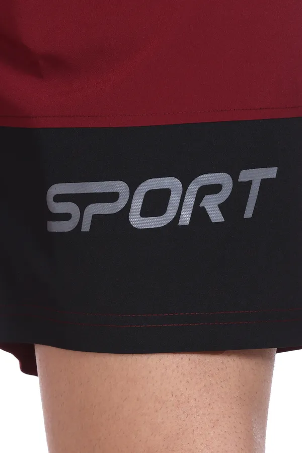 Polyester_Blend_Shorts_Dri-Fit_Sports_For_Men_(Maroon)