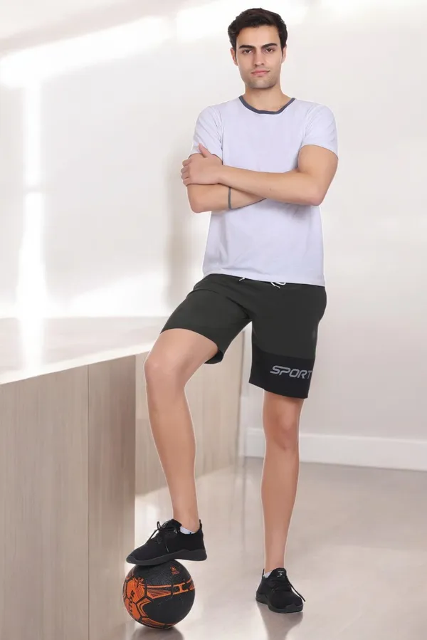 Polyester_Blend_Shorts_Dri-Fit_Sports_For_Men_(Olive)