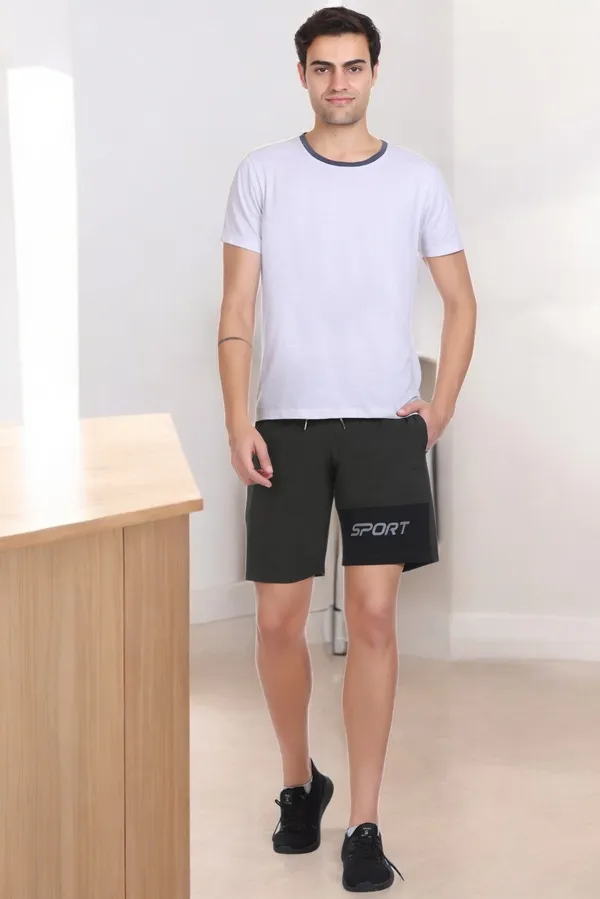 Polyester_Blend_Shorts_Dri-Fit_Sports_For_Men_(Olive)