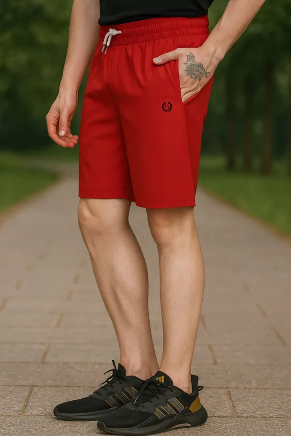Elevate_Solid_Shorts_Dri_Fit_For_Men_(Red)