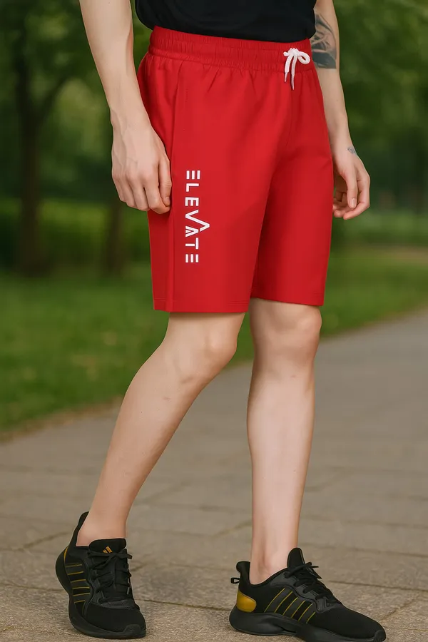 Elevate_Solid_Shorts_Dri_Fit_For_Men_(Red)