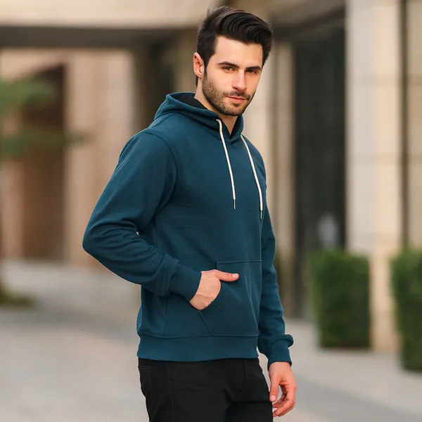 Leebonee_Mens_Solid_Blue_Cotton_Fleece_Signature_Sweatshirt