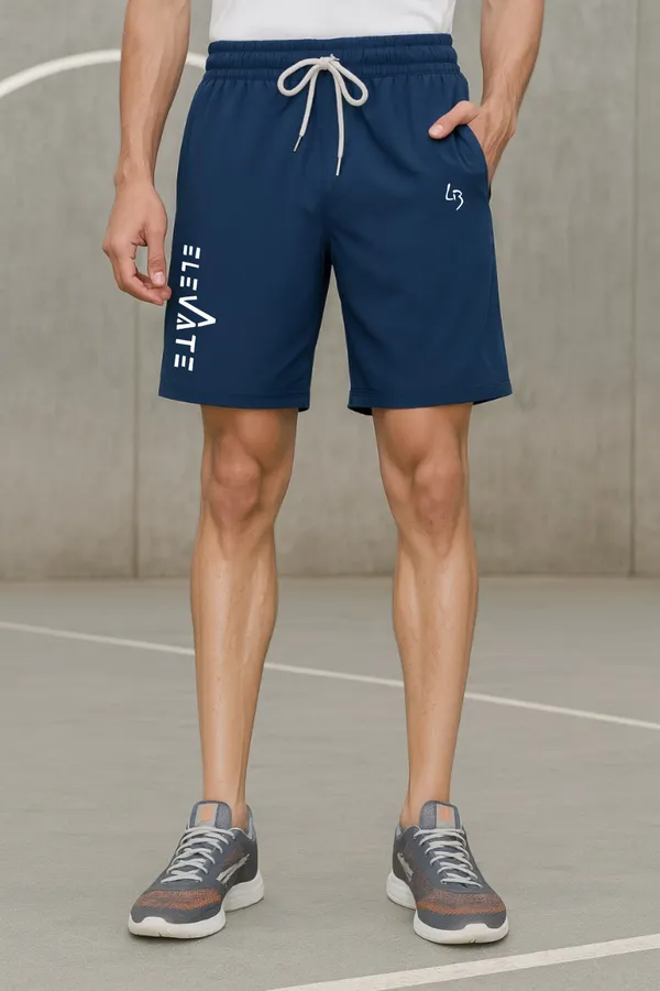 Solid_Blue_Elevate_NS_Lycra_Dri_Fit_Shorts_For_Men