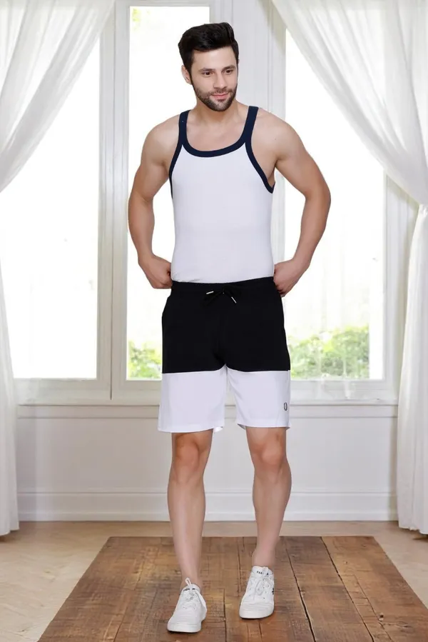 Polyester_Blend_Shorts_Dri_Fit_For_Men_(White)
