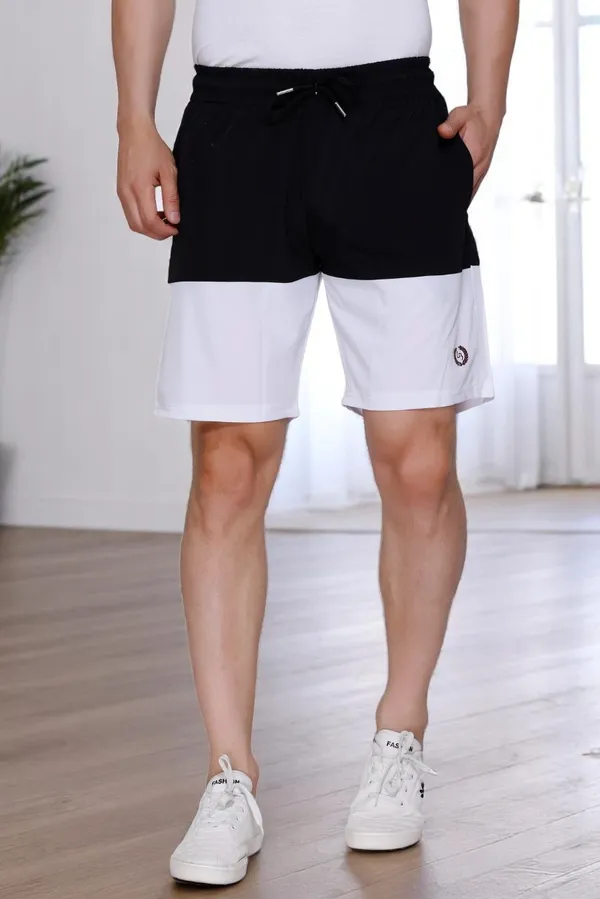 Polyester_Blend_Shorts_Dri_Fit_For_Men_(White)