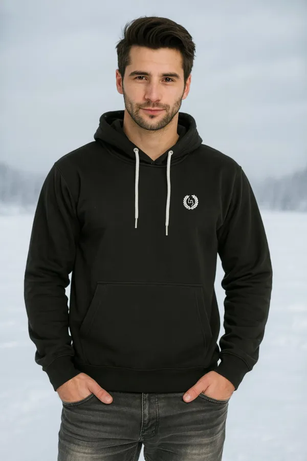 Leebonee_Mens_Solid_Black_Cotton_Fleece_Signature_Sweatshirt