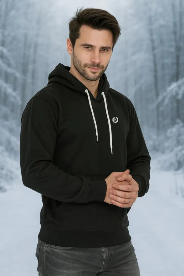 Leebonee_Mens_Solid_Black_Cotton_Fleece_Signature_Sweatshirt