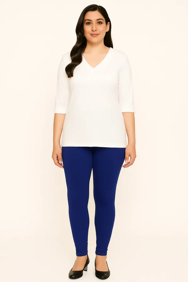 Dark_Ink_Blue_Solid_Cotton_Lycra_Churidar_Leggings_For_Women_&_Girls
