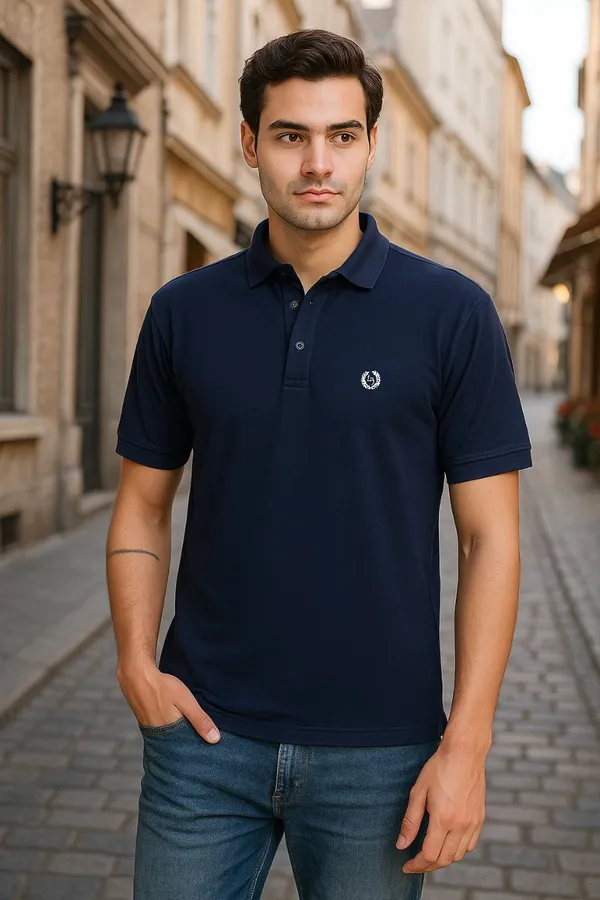 Navy_Polyester_Blend_Marsh_Polo_Collared_Solid_T-Shirt_For_Men