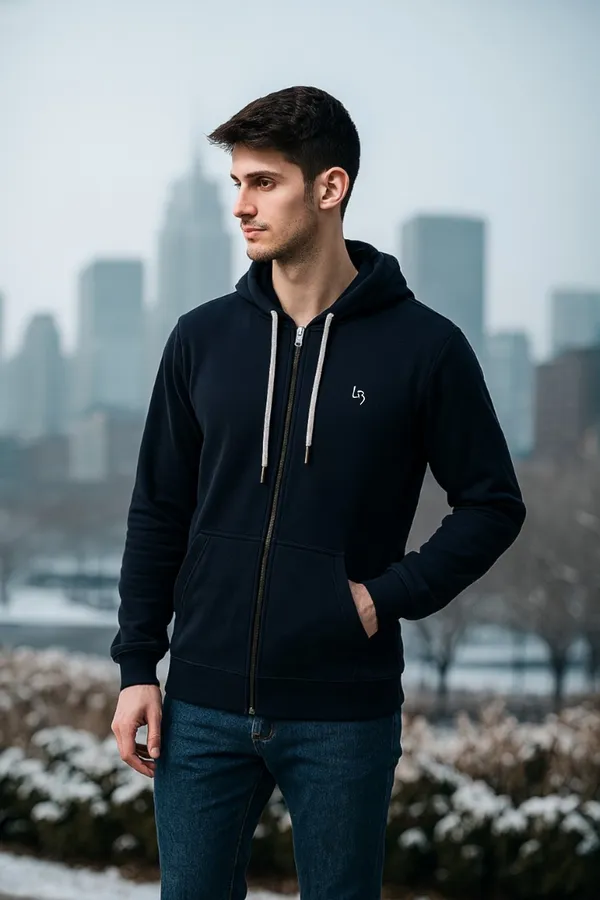 Leebonee_Mens_Solid_Navy_Blue_Cotton_Fleece_Zipper_Hooded_Sweatshirt