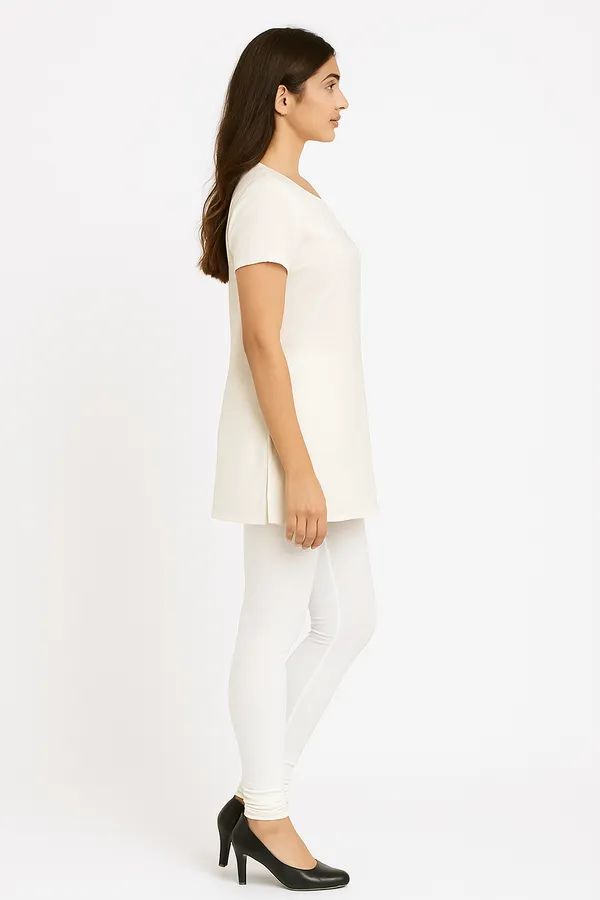 White_Solid_Cotton_Lycra_Churidar_Leggings_For_Women_&_Girls