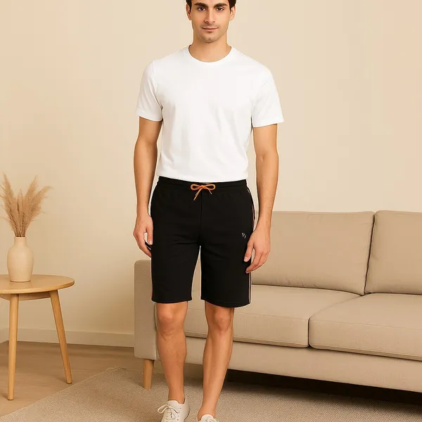Solid_Black_Cotton_Shorts_with_Side_Piping_for_Men