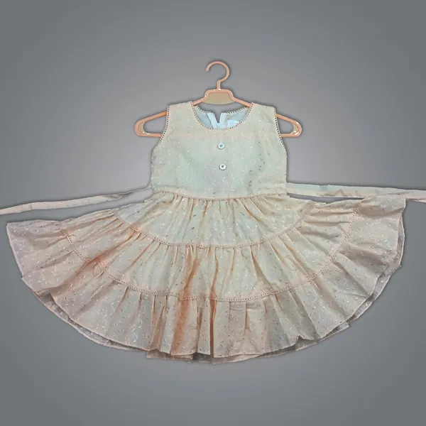 Pariari_Girls_Elegant_Sleeveless_Lace_Dress_For_Girls
