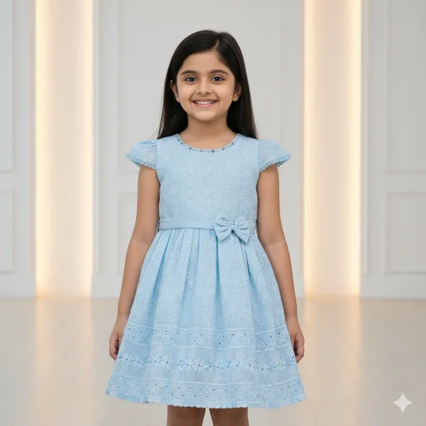 Pariari_Girls_Colorful_Artistic_Design_Cotton_Frock