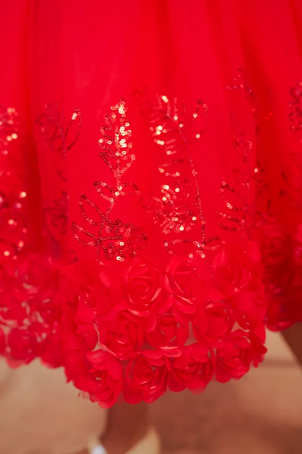 Red_Floral_Fancy_Net_Party_Wear_Frock_For_Girls