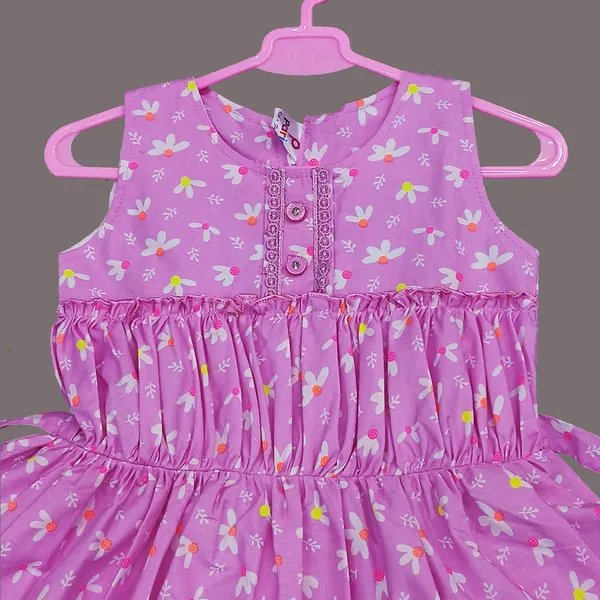 Purple_Floral_Cotton_Sleeveless_Dress_For_Girls