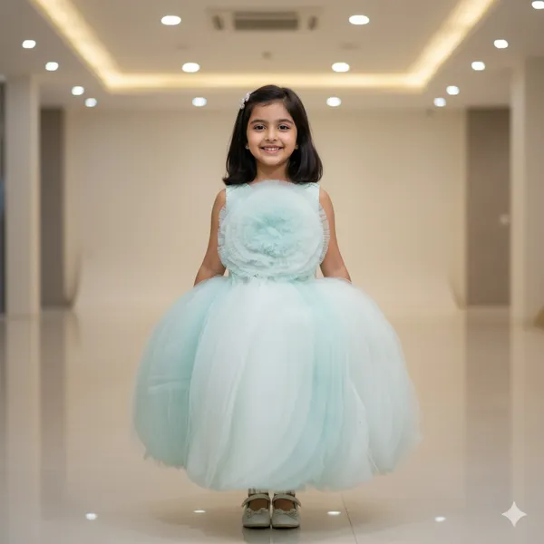Pariari_Girls_Mint_Green_Cloud_Ball_Gown