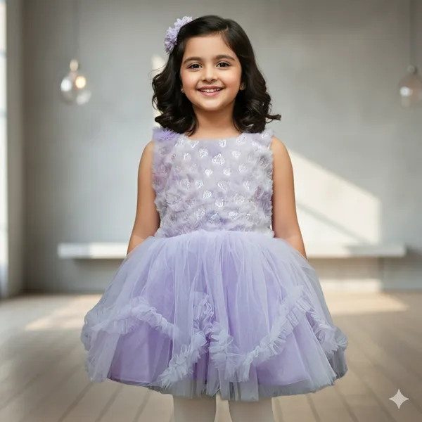 Pariari_Girls_Lavender_Sparkle_Princess_Dress