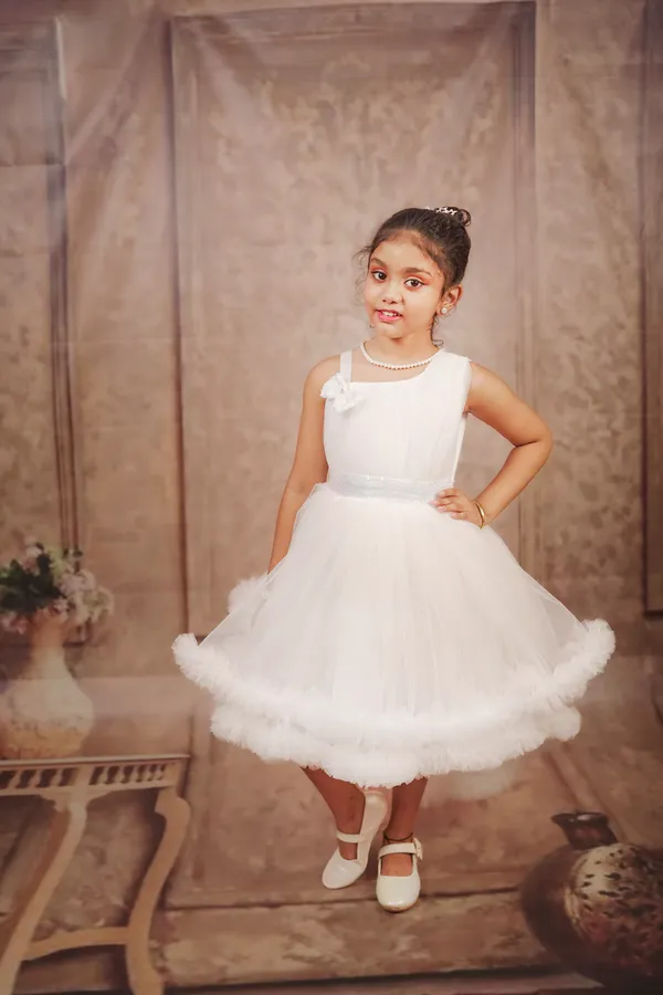 White_Fancy_Net_Party_Wear_Frock_For_Girls