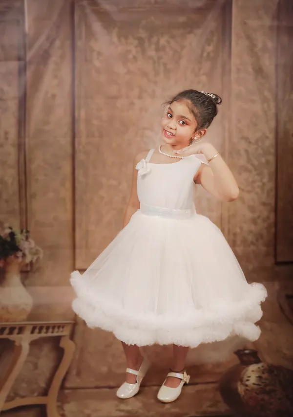 White_Fancy_Net_Party_Wear_Frock_For_Girls