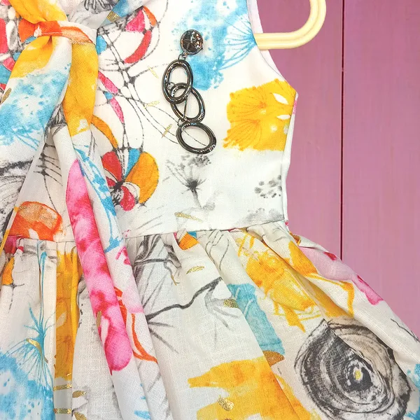 Pariari_Girls_Colorful_Artistic_Design_Cotton_Frock