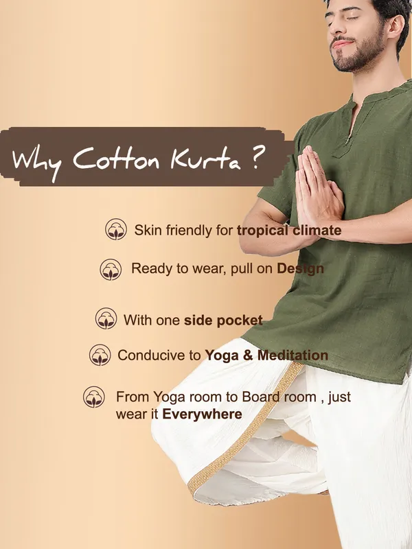 Green_Pure_Cotton_Regular_Kurta_For_Mens