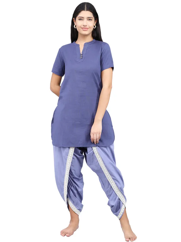 Grey_Pure_Cotton_Regular_knee_length_Kurta_For_Women
