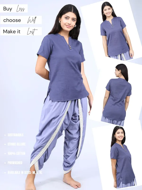 Grey__Pure_Cotton_Regular_short_Kurta_For_Women
