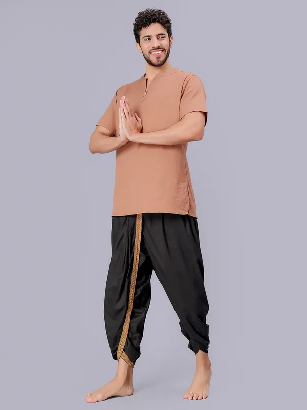 Black_Pure_Cotton_Regular_Dhoti_For_Mens