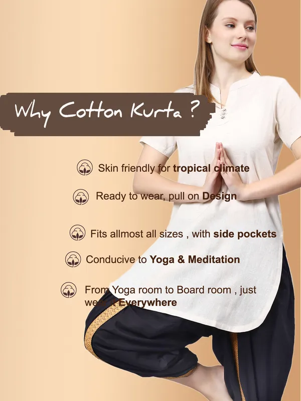 Off_White_Pure_Cotton_Regular_Kurta_For_Women